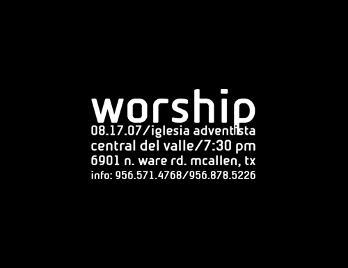 Worship invitation